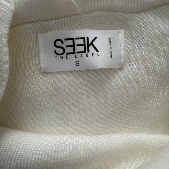 Seek The Label Cream Off-Shoulder Sweater - Picture 2 of 3